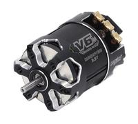 VGEBY Motor sin Escobillas RC, Motor Modificado V6M con Carcasa de Refrigeración de Aluminio, con Sensor de Alta Velocidad para Coche de Carreras 1/10 RC (3.5T)