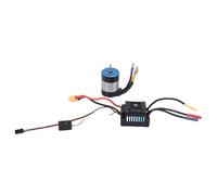 VGEBY Motor sin Escobillas S3650 4300KV Resistente Al Agua de Alto Rendimiento, Eje de 3,175 Mm con Controlador de Velocidad Eléctrico ESC de 60 A, Conjunto Combinado para Camión de Coche RC 1/10