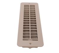VGEBY Motorhome Floor Vent, Adjustable Airflow Lever | Salida de rejilla clásica Control preciso del flujo de aire al tocar con los dedos Plástico marrón de alto impacto