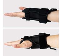 VGEBY Muñequeras, Equipo de Protección Ajustable con Malla de Nailon Transpirable y Espuma EVA para Snowboard, Patinaje, Ciclismo, Motocross (negro1)