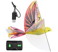 VGEBY Pájaro Biónico Volador, Alta Simulación y Control Remoto 2.4GHz, Juguete para Niños RC, Juguetes Voladores para Regalos, Diversión al Aire, Actividades Familiares