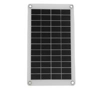 VGEBY Panel Solar de 15 W, Cargador Solar Impermeable de Silicio Monocristalino con Salida Tipo C para Cámara de Seguridad Exterior