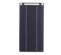 VGEBY Panel Solar, ETFE Silicio Monocristalino Cargador Solar Portátil 6W con USB Tipo C Salida Dual Diseño a Prueba de Agua para Acampar Senderismo Viajes Carga de Teléfono de Emergencia