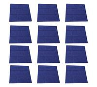 VGEBY Paneles Decorativos de Aislamiento Acústico para Tratamiento Acústico, Borde Biselado de 12 Piezas, Fibra de Poliéster de Alta Densidad, Azul Oscuro