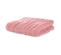 VGEBY Paños para bebé, Paquete de 6, Paños para Eructar de Algodón de 6 Capas, 12 X 12 Pulgadas, Toallas Faciales Suaves y Absorbentes con Bordes Lisos para la Hora del Baño del Recién Nacido, (Rosa