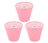 VGEBY Pantalla de Tela de 3 uds., Iluminación Suave de Tela para Hotel Club Villa, Tipo de Intervención de 5,1 Pulgadas (PINK)
