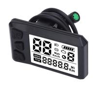 VGEBY Pantalla LCD de Ciclo Eléctrico, Panel de Control Ergonómico ABS para Motores de Accionamiento Medio de 24 V-52 V, Fácil Instalación para Comodidad de Ciclismo