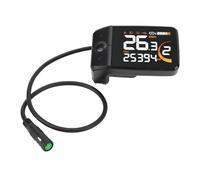 VGEBY Pantalla LCD para Bicicleta Eléctrica, Panel de Control de Medidor de Bicicleta Eléctrica de 24V 36V 48V con Material ABS Impermeable IP65, para Motores G320 G340 Manillar de