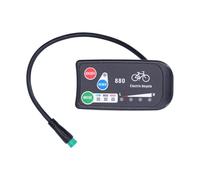 VGEBY Pantalla LED para Bicicleta Eléctrica, Bicicleta eléctrica Panel de Control Inteligente 36V 48V Medidor