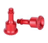 VGEBY Par de Joysticks de Control Remoto de Aleación de Aluminio, Mecanizados con Precisión CNC y con Moleteado Ergonómico Antideslizante, para el Dron Air 2. (rojo)