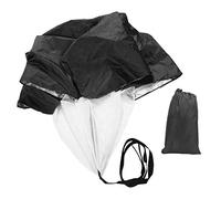 VGEBY Paracaídas de Entrenamiento de paracaídas para Correr, Paracaídas de Resistencia para Correr Entrenamiento de Fuerza Paraguas de Arrastre de fútbol(Negro) Sportinggoods Entrenamiento De Fuerza