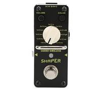 VGEBY Pedal de Efecto de Guitarra, Modelador de Simulador de Gabinete Analógico con Interruptor de Pie True Bypass y 3 Perillas de Control, para Guitarra Eléctrica