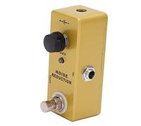 VGEBY Pedal de Efectos de Guitarra Eléctrica con Reducción de Ruido 26DB con Pantalla LED Metal Dorado