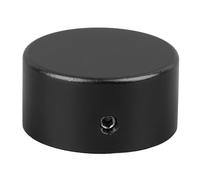 VGEBY Pedal de Efectos de Guitarra, Tapa Superior del Interruptor de Pie de Aluminio, Protección contra Picos, Elegante para Músicos y Guitarras Eléctricas (BLACK)