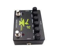 VGEBY Pedal de Guitarra BOOST TOP Metal, Pedal de Efectos para Heavy Metal con Ecualizador de 3 Bandas, Enfoque en los Medios para Graves Potentes, Agudos Nítidos y un Amplio de