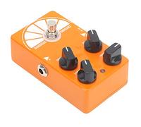 VGEBY Pedal True Bypass Overdrive, Accesorio de Guitarra Eléctrica Naranja Grande, Carcasa Compacta de Aleación de Aluminio