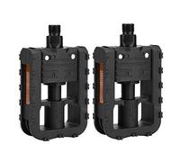 VGEBY Pedales de Bicicleta, Diseño de Plataforma sin Clip con Reflectores para Desplazamientos Seguros Al Aire, Ajuste Universal para Bicicletas de Montaña y de Carretera