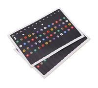 VGEBY Pegatinas para Diapasón de Ukelele Recubiertas con Material Adhesivo Duradero, Acordes Fáciles de Dominar para Conciertos para Principiantes, útil Herramienta de Enseñanza