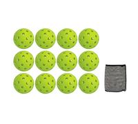VGEBY Pelotas de Pickleball, 12 Unidades 74 Mm 40 Agujeros para Juego Al Aire (Green)