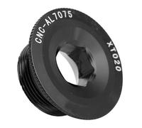 VGEBY Pernos de Brazo de manivela de Bicicleta, M20 * 10, Tapa de Tornillo de Juego de manivela de Bicicleta, Tornillo de fijación de manivela de Bicicleta para Shimano 590596 XT XTR SLX(Negro)