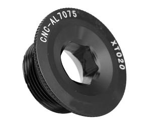 VGEBY Pernos de Brazo de manivela de Bicicleta, M20 * 10, Tapa de Tornillo de Juego de manivela de Bicicleta, Tornillo de fijación de manivela de Bicicleta para Shimano 590596 XT XTR SLX(Negro)