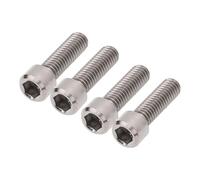 VGEBY Pernos de Pinza de Freno Pernos de Freno de Disco de Bicicleta de Aleación de Ti M6x20 Mm 4 Piezas Ligeros de Alta Resistencia Resistentes a la Erosión para Ciclistas con de Frenado de (Color