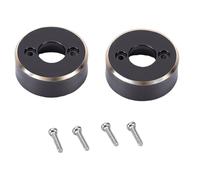 VGEBY Pesos del Eje Trasero de Orugas RC, Bloques de Contrapeso de Latón para SCX30, Estabilidad de Escalada Mejorada con Diseño Duradero para Orugas de Escala 1/30