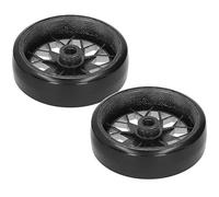 VGEBY Piezas de Repuesto Mejoradas para Eje de Rueda de Neumático RC, con Banda de Rodadura Suave para un Rendimiento de Deriva Complejo, Aptas para el Modelo de Coche WPL D12 RC (Silver)