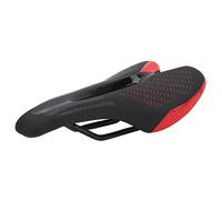 VGEBY Piloma de látex Molle impermeable para bicicleta, asiento de bicicleta universal para hombres y mujeres, para montaña y carretera (911 negro y rojo)