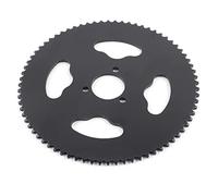 VGEBY Piñón Trasero de Acero T8F 74T Diente 30MM Accesorios de Repuesto de Motocicleta duraderos de Acero Negro Cadena T8F