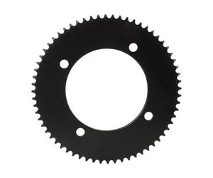 VGEBY Piñón Trasero T8F 64T, Piñón de Cadena de Transmisión de Rueda Trasera de Acero con 4 Orificios y 90mm para ATV, Bicicletas y Karts DIY