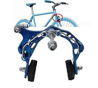 VGEBY Pinza de Freno de Bicicleta, Frenos de Disco de Bicicleta de Montaña de Alta Resistencia de Aleación de Aluminio para Bicicleta de Montaña de Motocicleta (Azul)