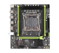 VGEBY Placa Base X99 P4, Placa Base para Juegos PCIE M.2 DDR4 Placa Base para Computadora LGA 2011 de Doble Canal Equipada con Tarjeta de Sonido con Chip Integrado y Tarjeta de Red