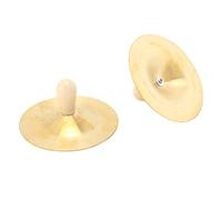 VGEBY Platillos de Mano de Cobre para Niños, Juguete Musical de Educación Temprana para Principiantes o Profesores de Danza del Vientre