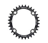 VGEBY Plato de Bicicleta, Platos Ovales de Una Sola Velocidad 32T / 34T / 38T para Bicicleta BCD 104mm(32T)