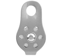 VGEBY Polea de Escalada 20KN, Polea Lateral Fija de Aluminio de Aviación con Rodamientos de Bolas, Liviana, de Alta Resistencia para Escalada en Roca y Trabajos Aéreos (GRAY)