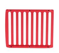 VGEBY Portaequipajes para Automóvil RC, Reemplazo de Portaequipajes de Techo de Aleación de Aluminio de Alta Dureza con Apariencia Realista Exquisita, para Automóvil con Control Remoto (rojo)