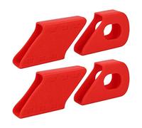 VGEBY - Protector de pedalier de Bicicleta, protección contra el Polvo contra el Polvo de pedalier para Bicicletas 4PCS (Rojo)