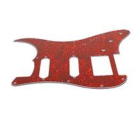 VGEBY Protector de Plástico de PVC para Golpeador de Guitarra Eléctrica, Cubierta de Placa Frontal para Rascar, para una Protección Efectiva para Músicos (Color de caparazón de tortuga roja GSSH69)