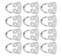 VGEBY Púas de Dedo Ajustables de Acero Inoxidable para Guitarra Banjo, Ukelele, Herramienta de Cuerda Pulsada de 12 Piezas (SILVER)