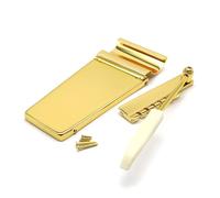 VGEBY Puente Vibrato para Guitarra Eléctrica, Cordal de Latón con Brazo de Trémolo, Actualización para Modelos ES SG Firebird Flying V (GOLD)