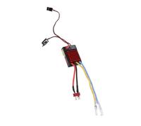 VGEBY RC 60A Cepillado ESC a Prueba de Agua 320A Pico Controlador de Velocidad Electrónico Enchufe T, Versatilidad del Vehículo, Protector de Seguridad, Material Metálico