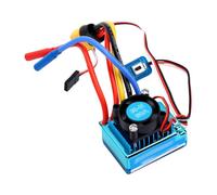 VGEBY RC Car ESC, Controlador Electrónico de Velocidad para Barco sin Escobillas de Plástico 80A 2 a 3S con Enchufe XT60, Modo de Interruptor BEC, Freno Proporcional para RC Car Boat 3650 Motor
