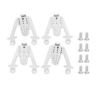 VGEBY RC Car Shock Tower, Metal Ajustable Shock Damper Towers Mount Multihole Accesorio para SCX10 1/10 RC Car(Silver) Accesorios De Modelo