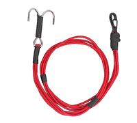 VGEBY RC Crawler Kinetic Winch Strap, Correa de Cuerda de Remolque de Remolque de Rescate Elástico con Ganchos para 1:10 1:8 RC Car Truck Crawel (Rojo)