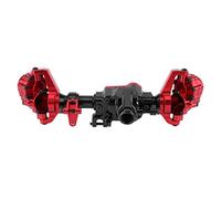 VGEBY RC Portal Axles Juego de Eje Delantero y Trasero de Metal para Coche Trepador de Control Remoto a Escala 1 10 Rojo Actualización Resistente Ajuste Directo Aspecto Realista para Camión