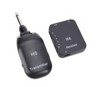 VGEBY Receptor Transmisor Inalámbrico para Guitarra, Recargable UHF de 2,4 GHz, Latencia Ultra Baja, Uso Simultáneo de 8 Dispositivos, Ideal para Guitarristas, Bajistas y Violinistas