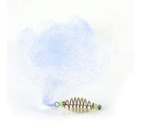 VGEBY Red de Pesca, 4pcs Nylon Plegable Pesca Primavera Red Gancho de Pesca Cobre Primavera Shoal Equipo de Pesca para la noche Pesca Shoal(8目)