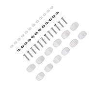 VGEBY Rendimiento Estable 12 Botones de Clavijas de Afinación de Guitarra, Perillas de Afinador de Cabezal de Máquina de Larga Duración para Guitarras Clásicas Populares, Color Blanco Perla (plaza