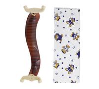 VGEBY Reposahombros para Violín de Madera de Arce, Reposahombros Duraderos de Madera de Arce con Patas de Goma y Almohadilla de Espuma Suave para Mayor Comodidad y Estabilidad, con
